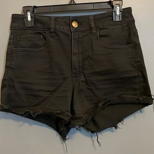 American Eagle Black Jean Shorts